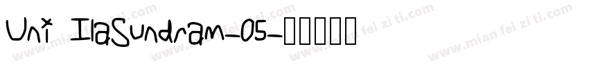 Uni IlaSundram-05字体转换